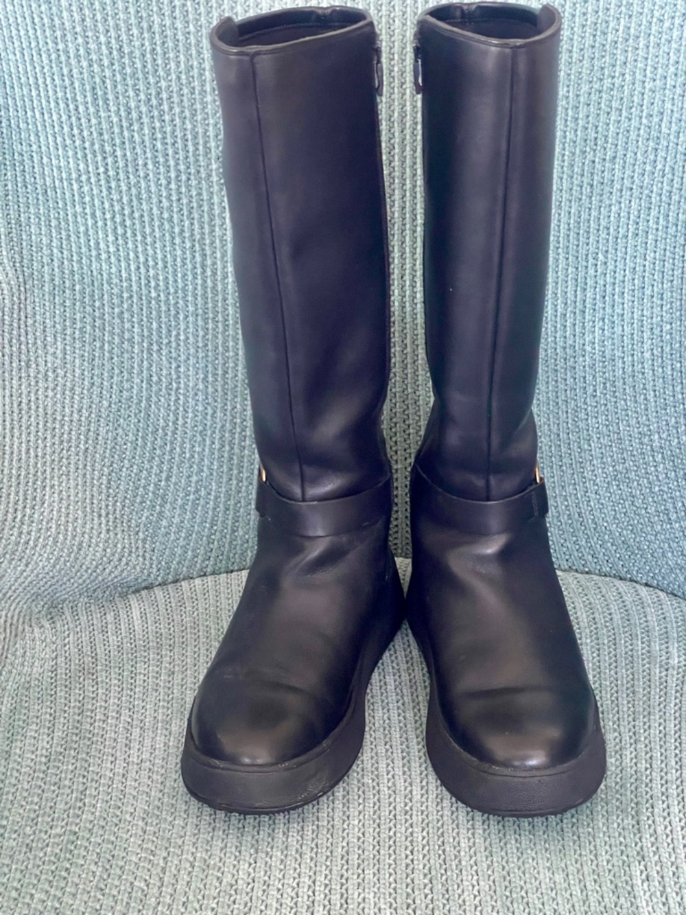 Women's Black Over-the-Knee Platform Boots